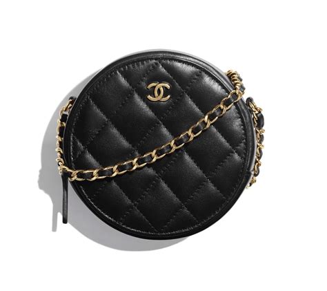 chanel round chain bag price